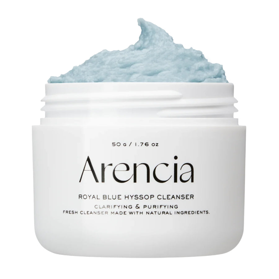 Arencia Royal Blue Hyssop Rice Mochi Cleanser