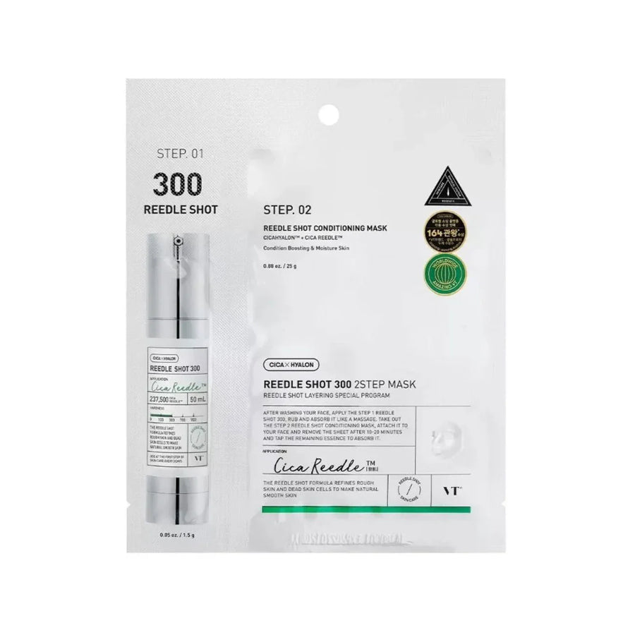 VT Cosmetics Mild Reedle Shot 300 2-Step Mask