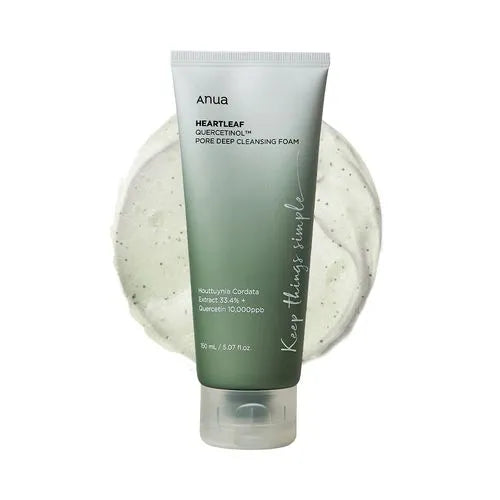 Anua Heartleaf Quercetinol Deep Pore Foam Cleanser
