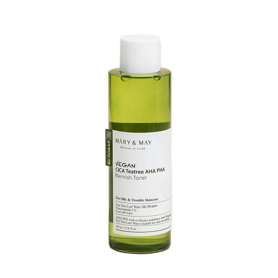Mary&May Vegan CICA Tea Tree AHA PHA Toner