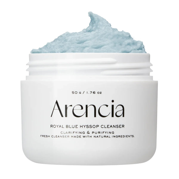 Arencia Royal Blue Hyssop Rice Mochi Cleanser