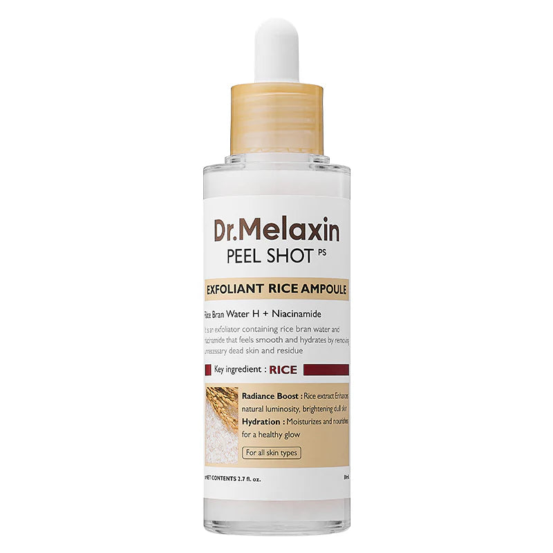 Dr.Melaxin Peel Shot Exfoliating White Rice Ampoule
