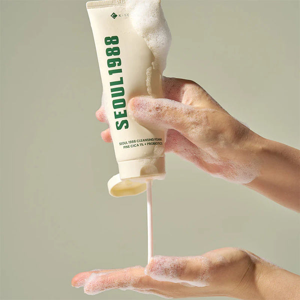 K-Secret Seoul 1988 Cleansing Foam: Pine Cica 1% + Probiotics