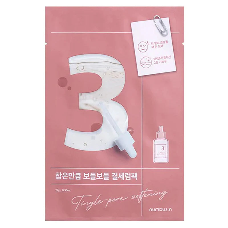 Numbuzin Tingle Pore Softening Sheet Mask