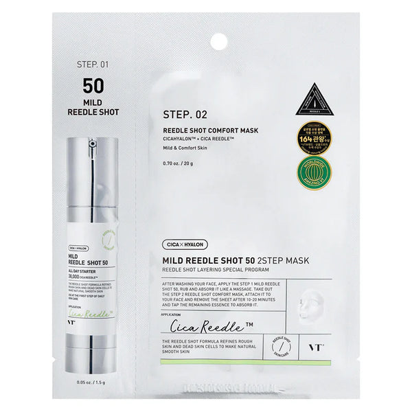 VT Cosmetics Mild Reedle Shot 50 2-Step Mask