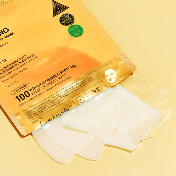 VT Cosmetics Vita-Light Reedle Shot 100 + Hydrogel Mask