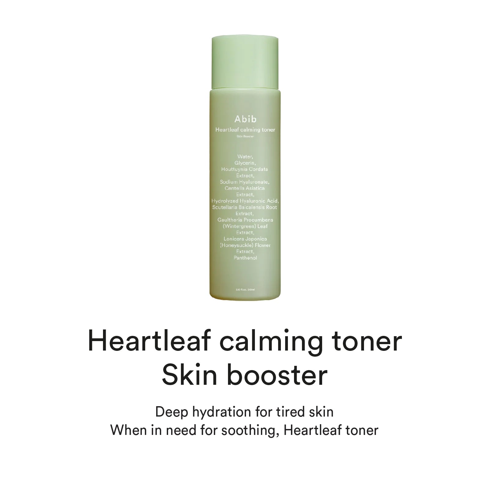 Abib Heartleaf Calming Toner Skin Booster