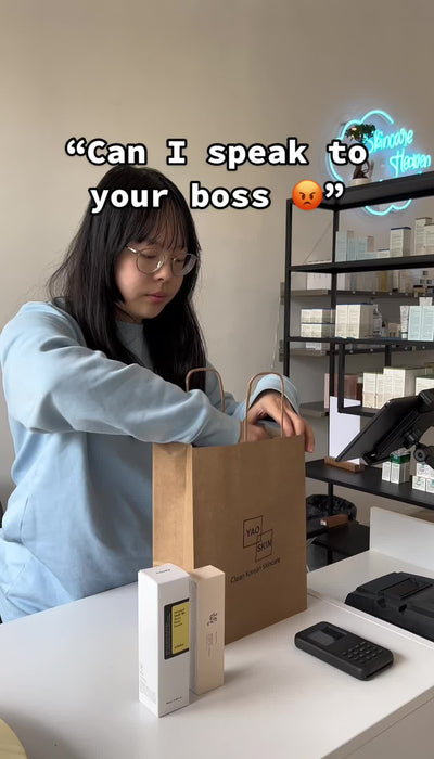 He doesn't even know who has the store keys #yaoskin #fyp #koreanskincare #rotterdam