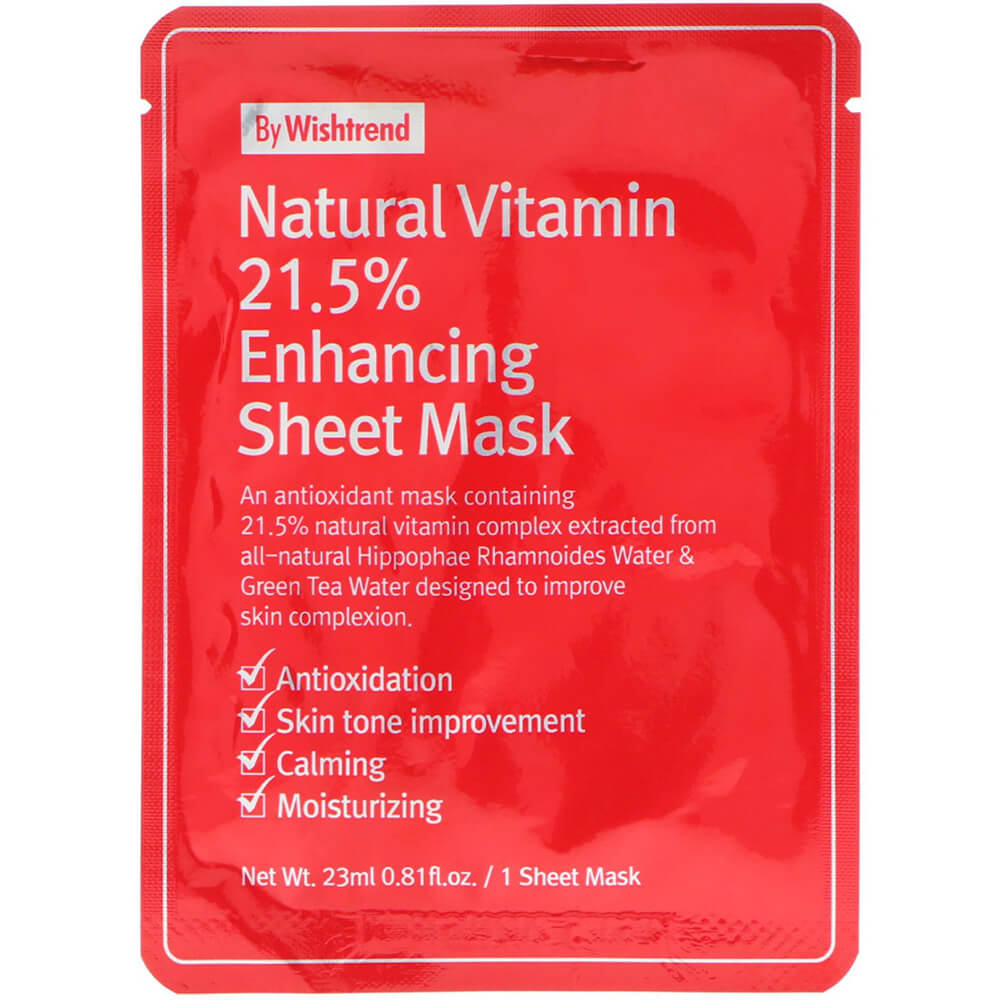 By Wishtrend Natural Vitamin C 21.5% Enhancing Sheet Mask